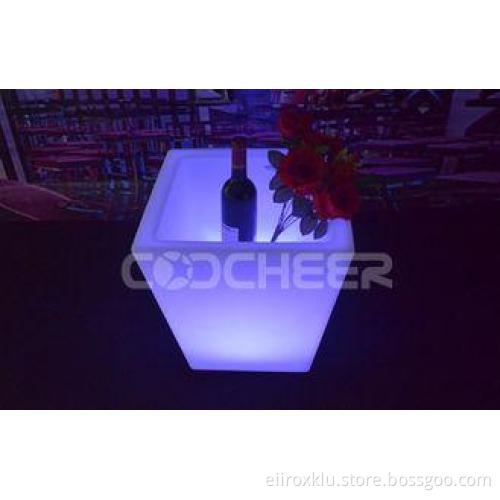 Remote Controlled Garden large Led Flower Pot light up outd